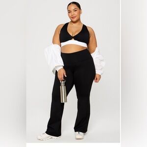 🌸Fabletics PowerHold® High-Waisted Flare Pant Black Size XXL/1X